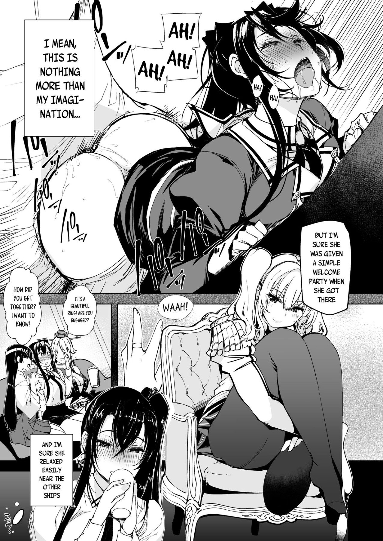 Hentai Manga Comic-Report of the Secretary Kashima 3-Read-22